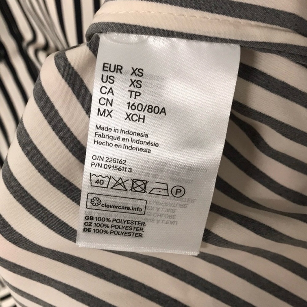 H&M conscious striped shirt - Picture 4 of 5